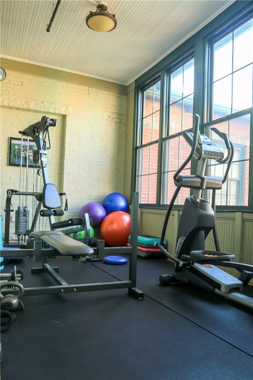 99 Allen Street, Unit 117 Woonsocket, RI 02895 - Photo 19 of 25 Lofts at Allen Street offers a small workout facility on the second floor of 99 Allen Street.