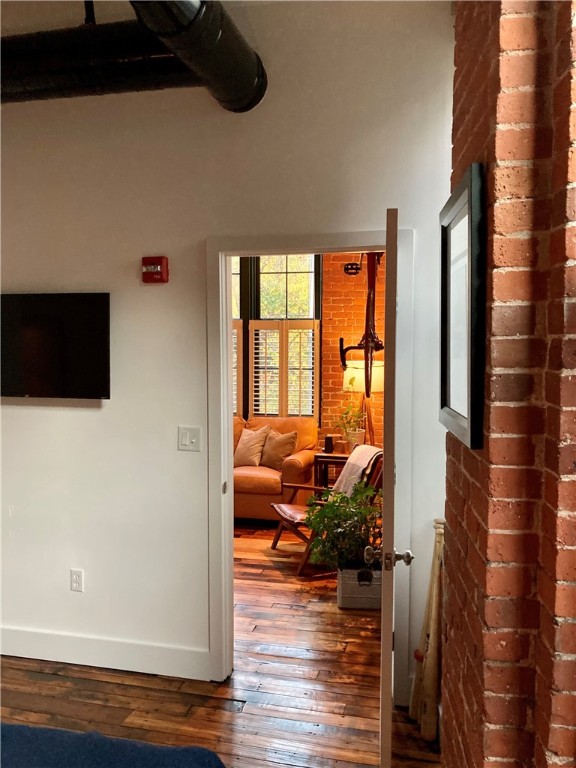 99 Allen Street, Unit 117 Woonsocket, RI 02895 - Photo 9 of 25 Looking into the Den and beyond to the Blackstone River from the bedroom.
