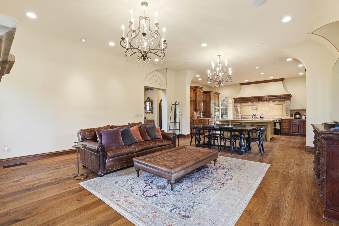 505 Gordon Avenue San Jose, CA 95127 - Photo 23 of 62 a living room with furniture and a chandelier