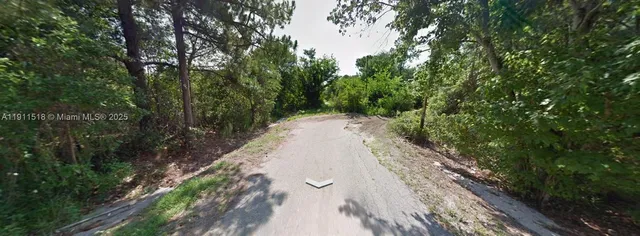 a view of a wooden bridge