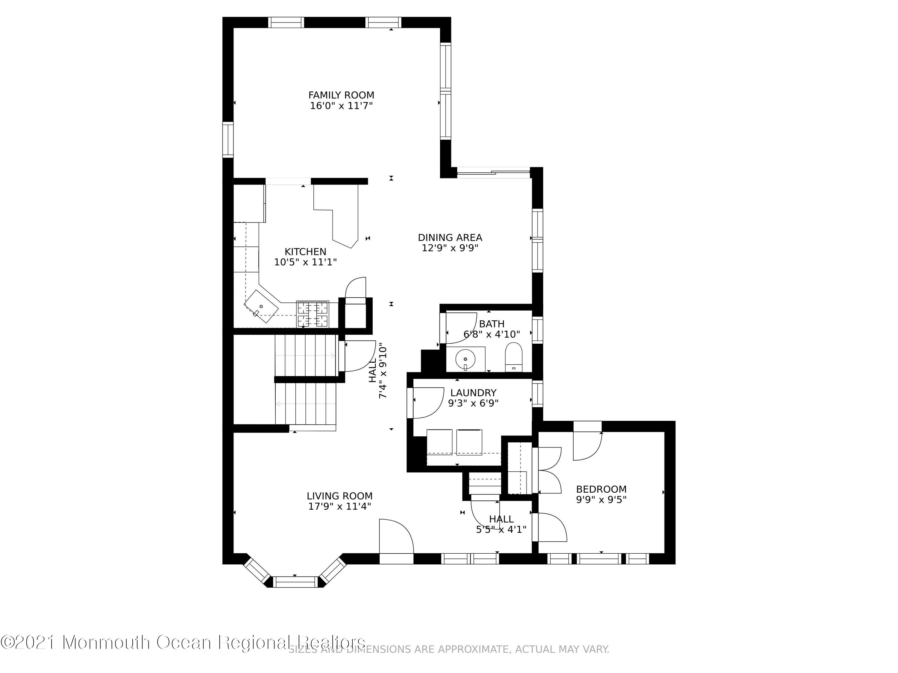 1167 Ridgefield Drive Point Pleasant, NJ 08742 - Photo 61 of 65 Floor Plan Level One