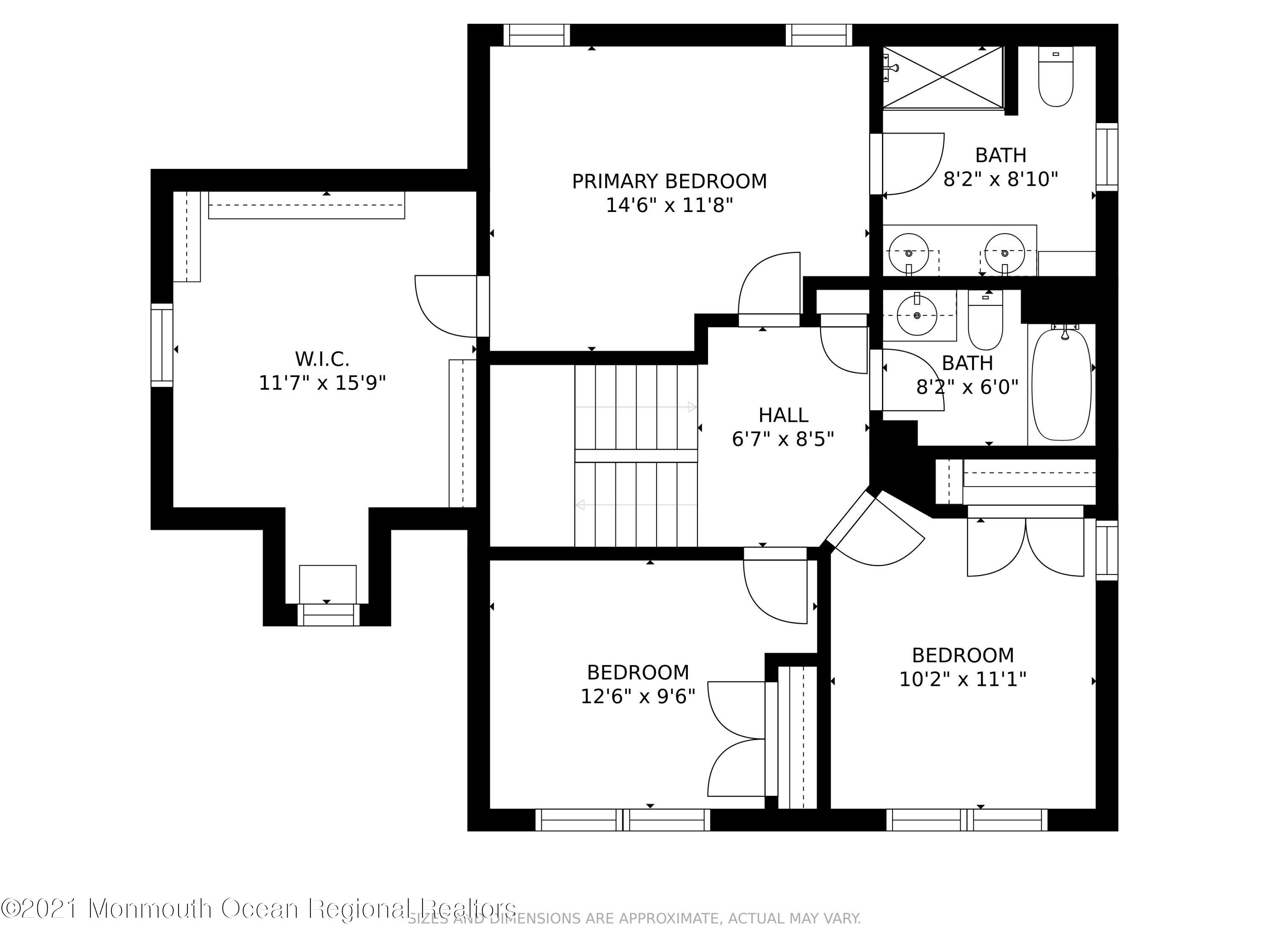 1167 Ridgefield Drive Point Pleasant, NJ 08742 - Photo 62 of 65 Floor Plan Level Two