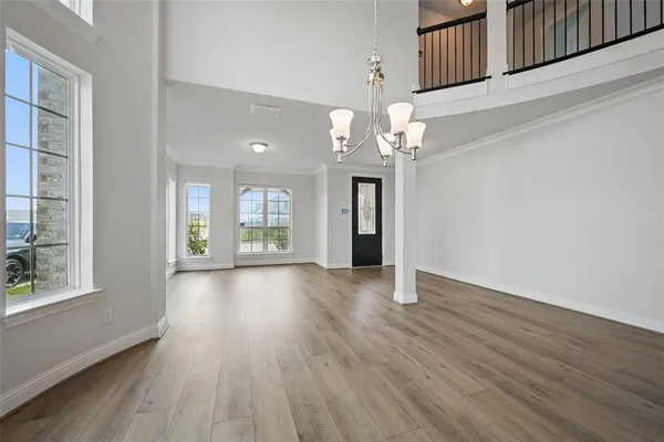 a view of a house with wooden floor