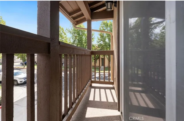 a view of porch with a porch
