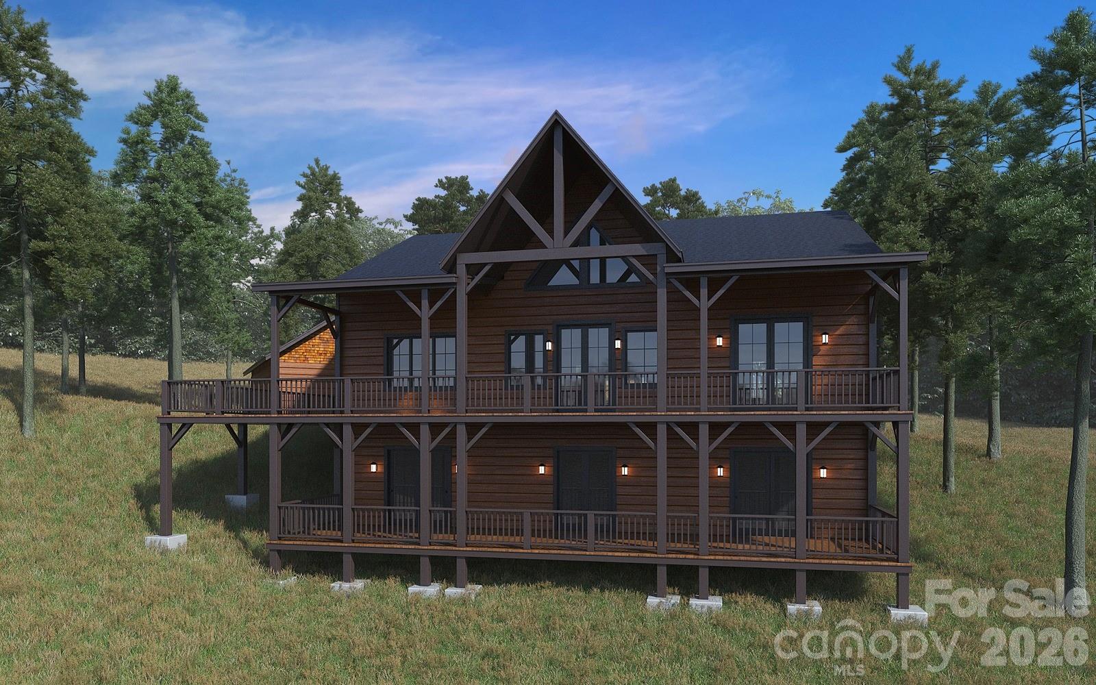 1480 Odalu Trail Apex, NC 27523 - Photo 5 of 32 a front view of a house with balcony