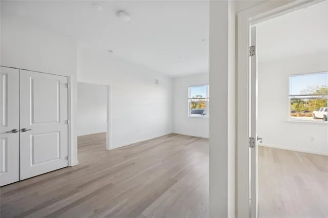 wooden floor in an empty room