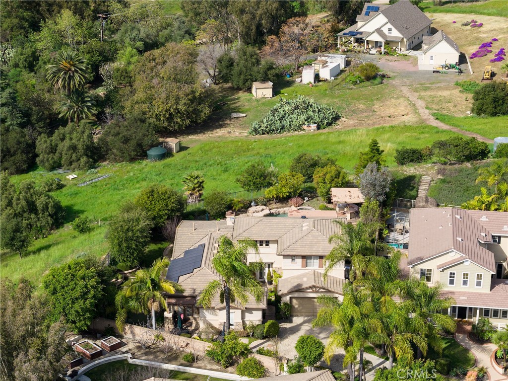 29031 Bouquet Canyon Road Silverado, CA 92676 - Photo 24 of 26 an aerial view of residential houses with outdoor space and street view
