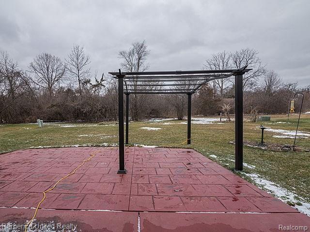 18903 Van Road Livonia, MI 48152 - Photo 8 of 57 Stamped concrete patio overlooking backyard