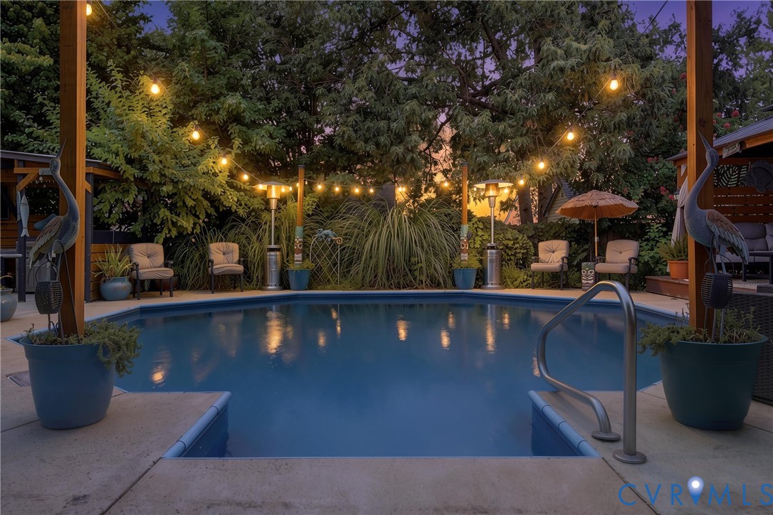 3724 Conduit Road Colonial Heights, VA 23834 - Photo 5 of 41 Geometric-shaped swimming pool with concrete surro