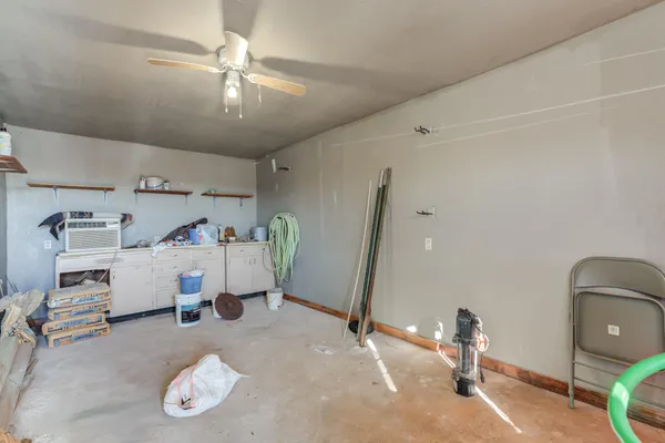 a view of storage and utility room