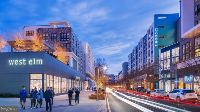 a view of a building with a street view