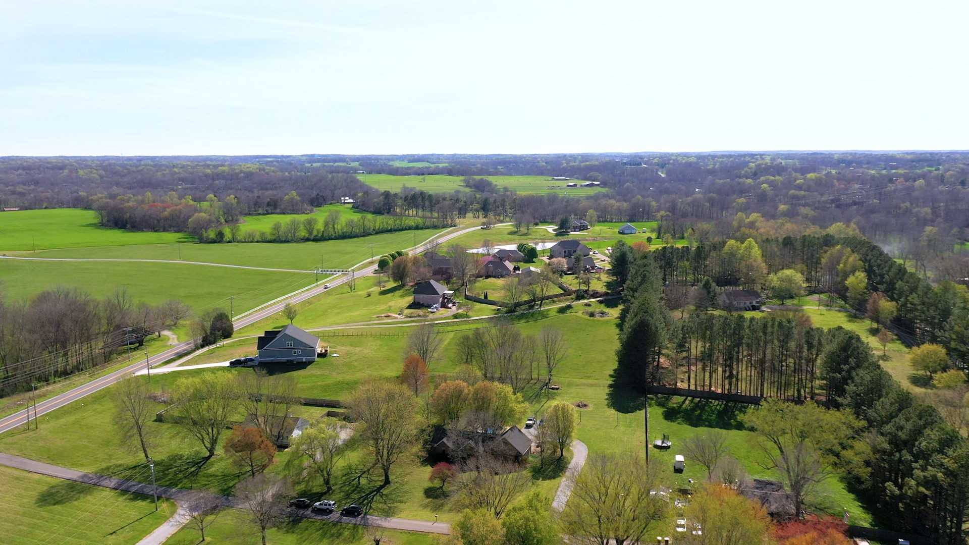 3558 Raymond Head Road Springfield, TN 37172 - Photo 49 of 50 an aerial view of a houses with a yard