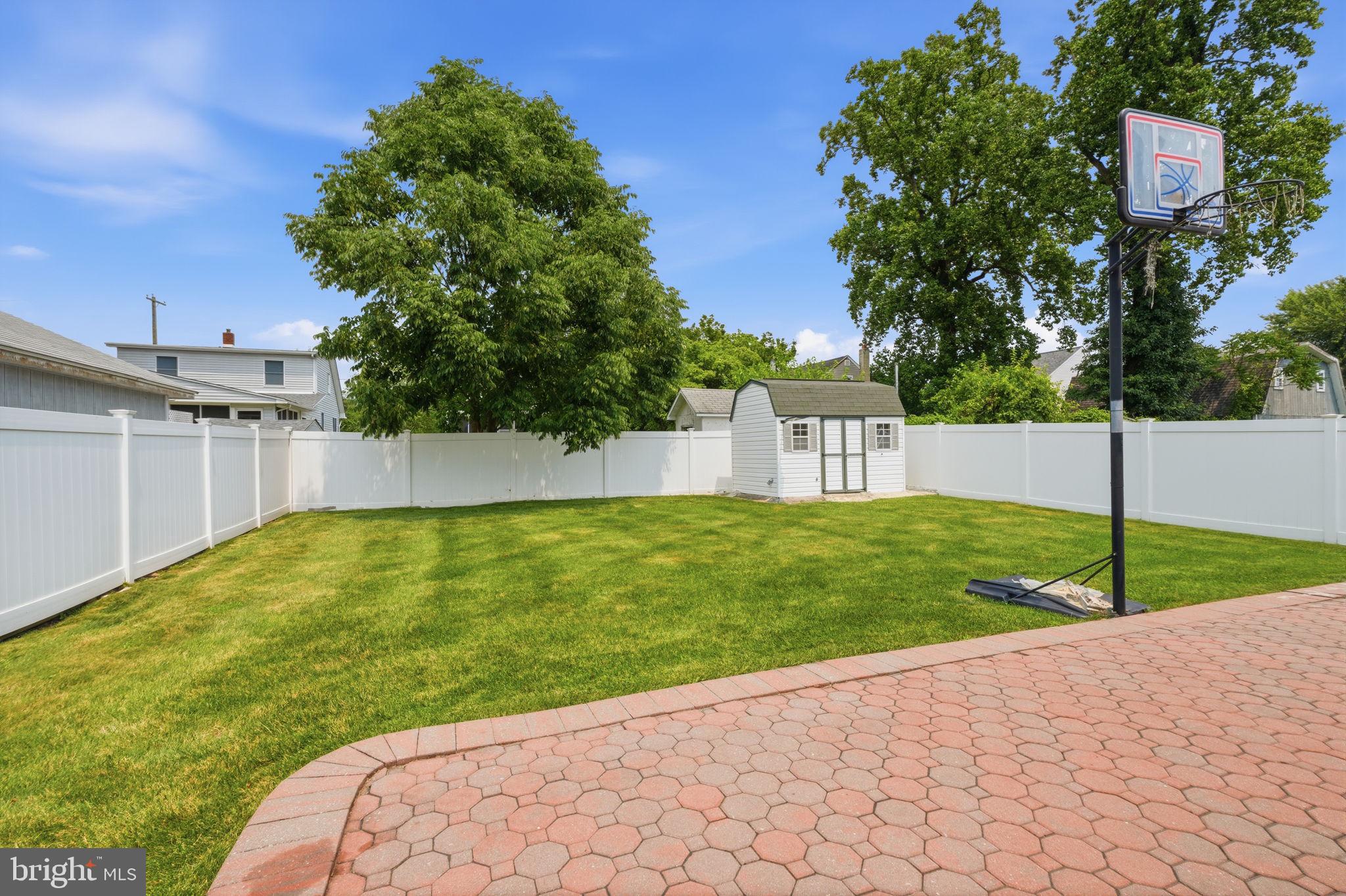 2347 Maple Avenue Croydon, PA 19021 - Photo 39 of 60 Spacious backyard with basketball hoop.