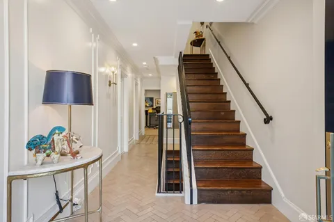 a view of entryway and hall