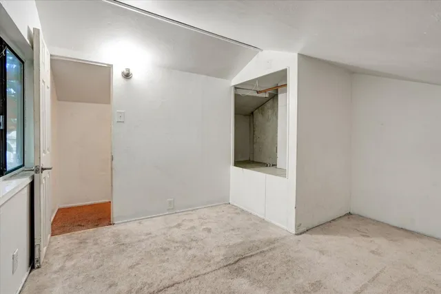 a view of an empty room