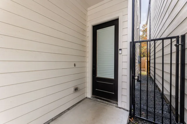 a view of wooden fence
