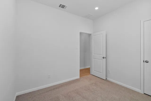 a view of an empty room