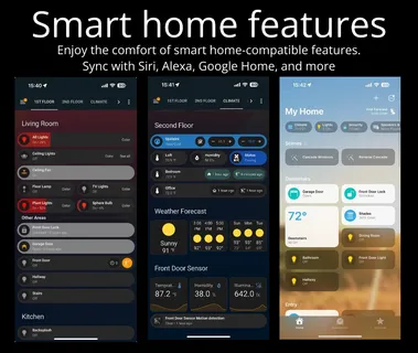 a view of a yard with a wooden fence