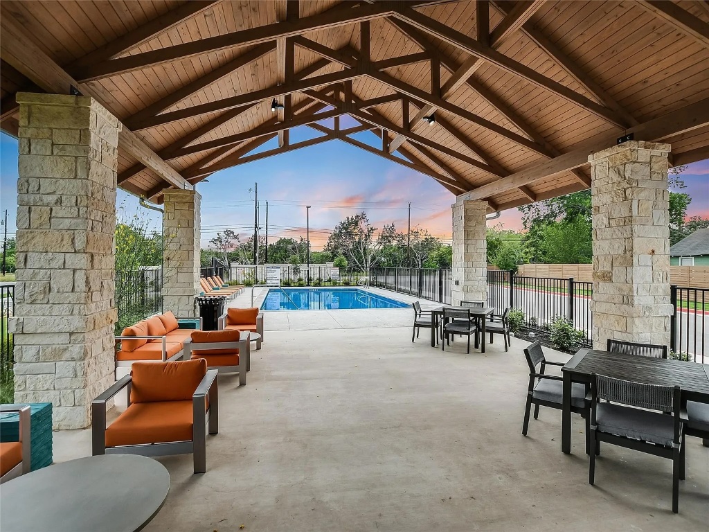 609 Terrier Trail Austin, TX 78745 - Photo 19 of 26 a outdoor space with patio lots of furniture