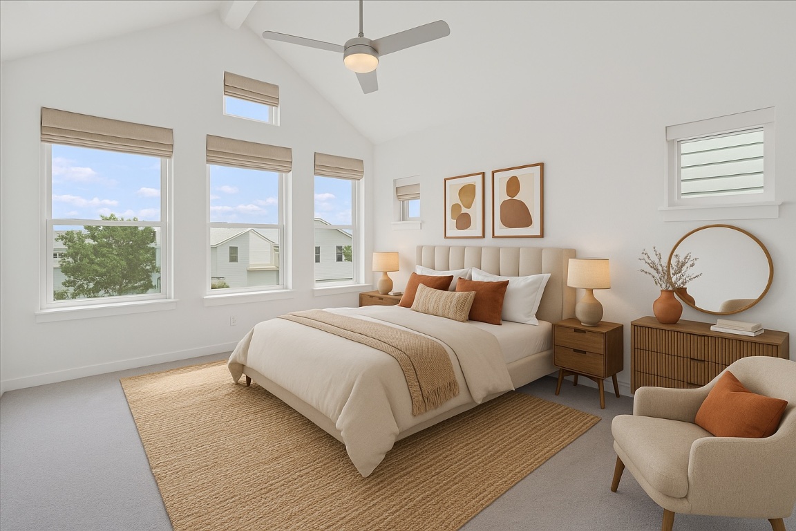 609 Terrier Trail Austin, TX 78745 - Photo 8 of 26 a bedroom with bed and a window