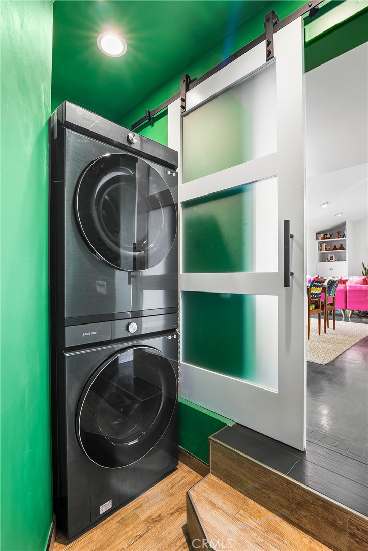 736 Griffith Place Laguna Beach, CA 92651 - Photo 21 of 24 a utility room with dryer and washer
