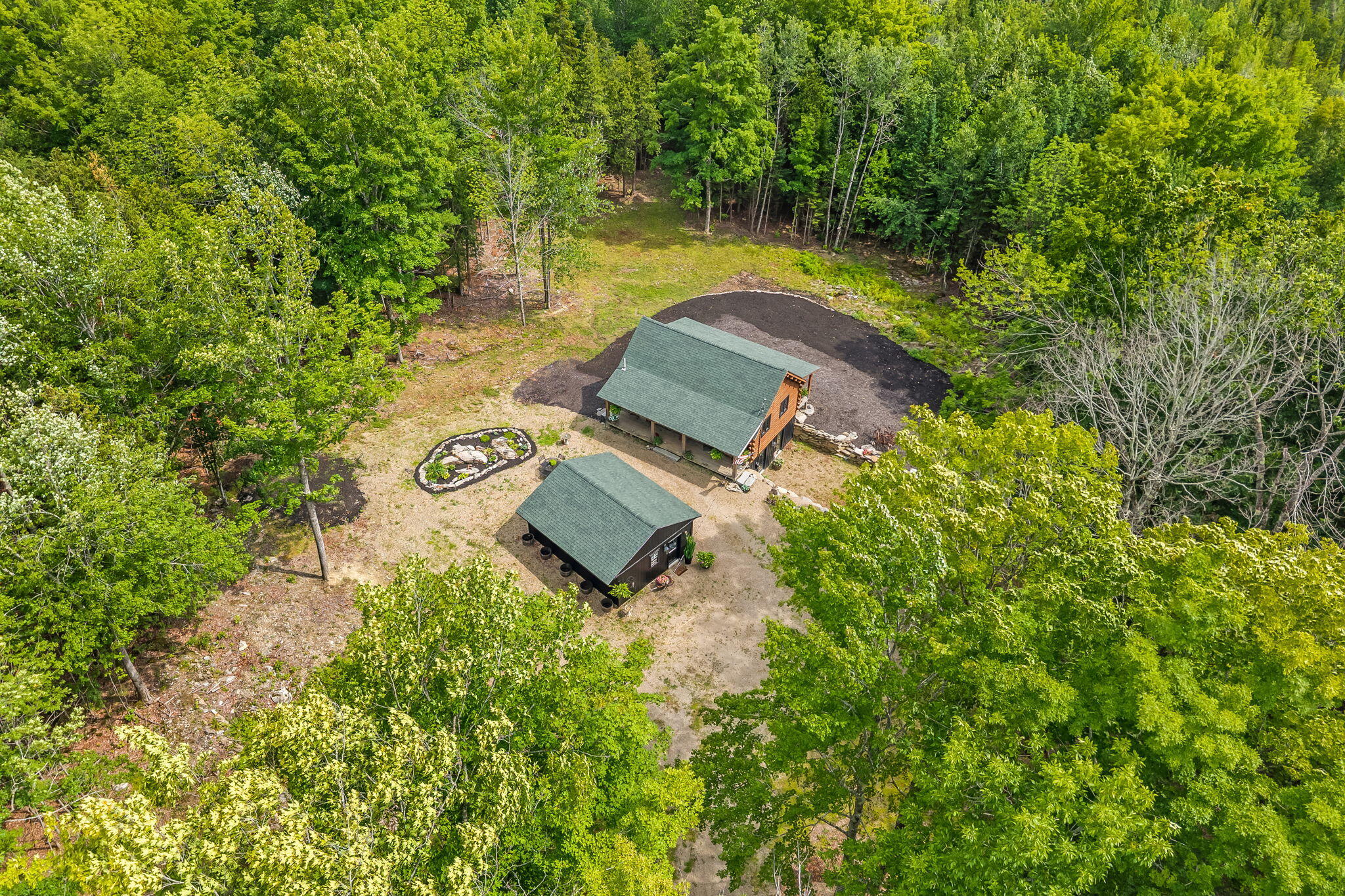 1035 Mullen Road Stetson, ME 04488 - Photo 42 of 48 Aerial from road side
