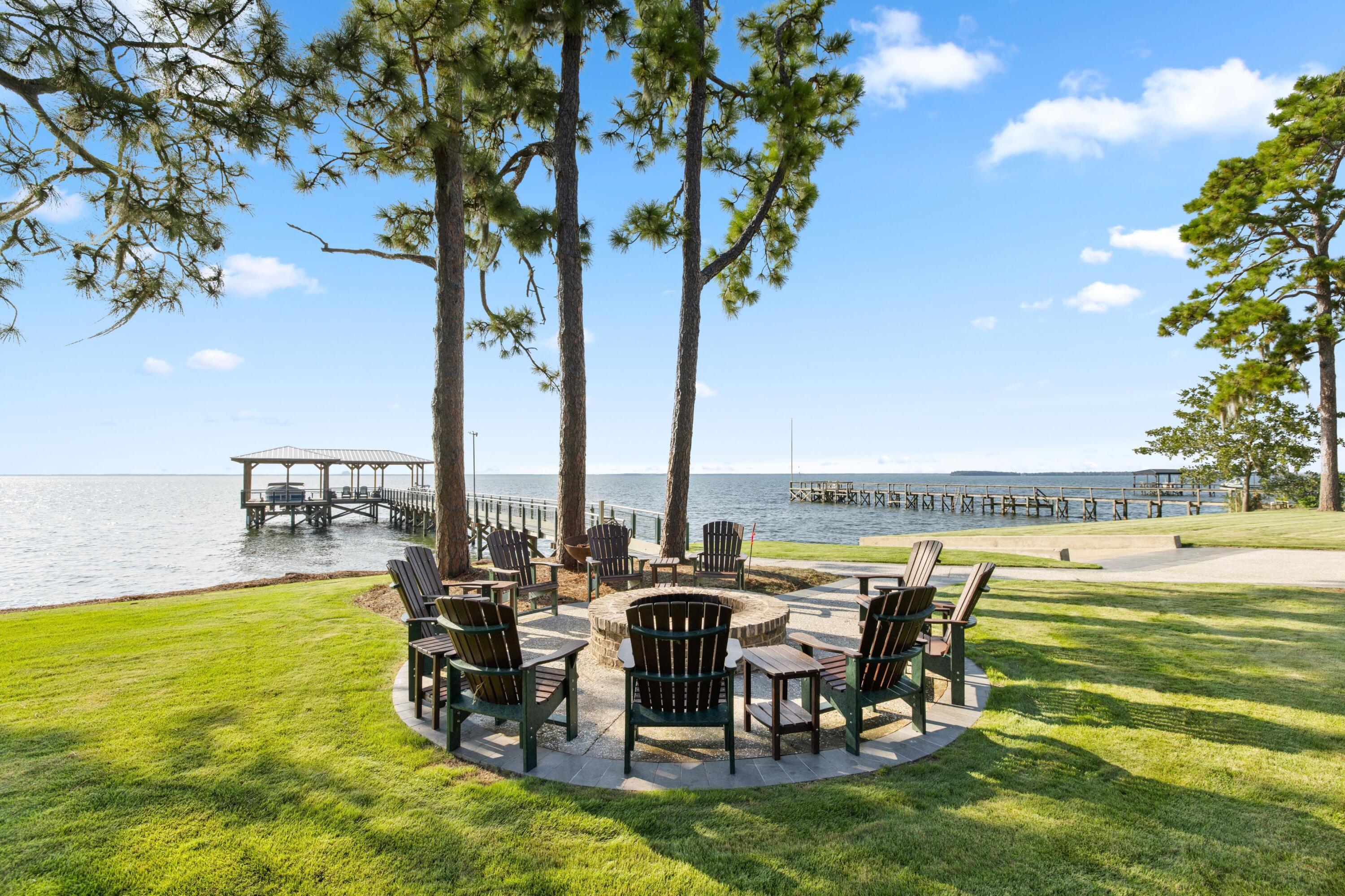 909 Butter Road Bonneau, SC 29431 - Photo 28 of 39 Firepit daytime