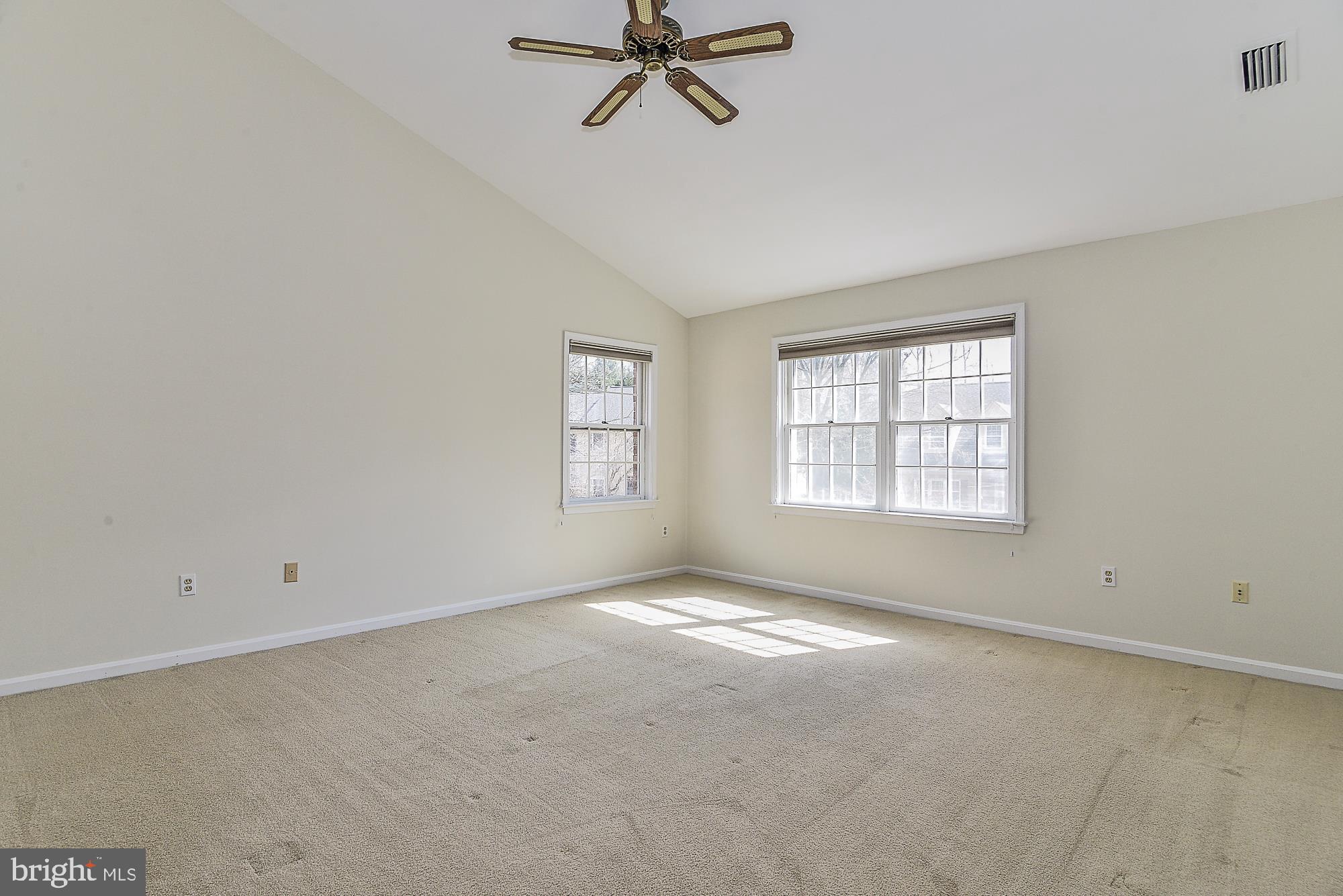 4412 Nuttall Road Fairfax, VA 22032 - Photo 17 of 32 Master bedroom has vaulted ceiling with fan