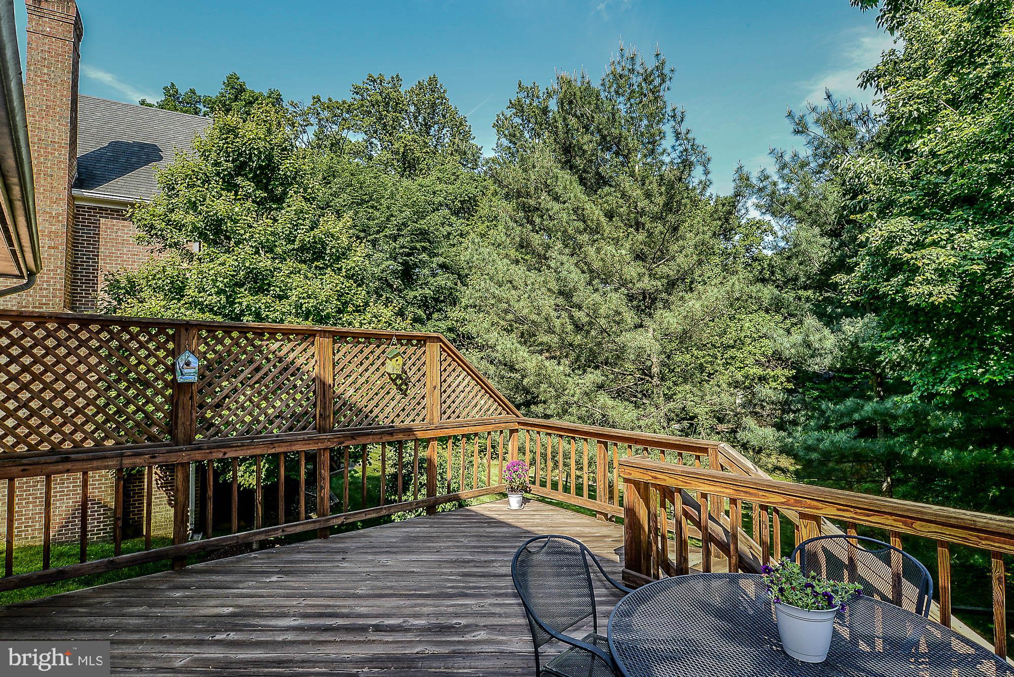 4412 Nuttall Road Fairfax, VA 22032 - Photo 29 of 32 Huge deck backs to trees