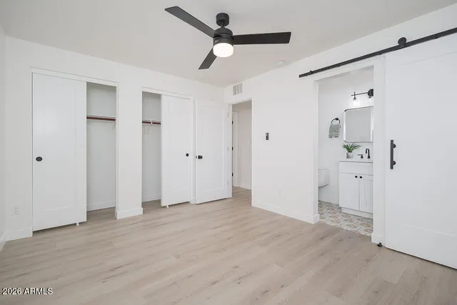 a view of an empty room