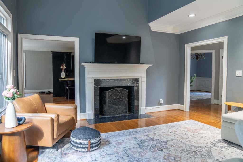 21 River Pine Drive Southwest Rome, GA 30165 - Photo 11 of 64 a living room with furniture and a fireplace