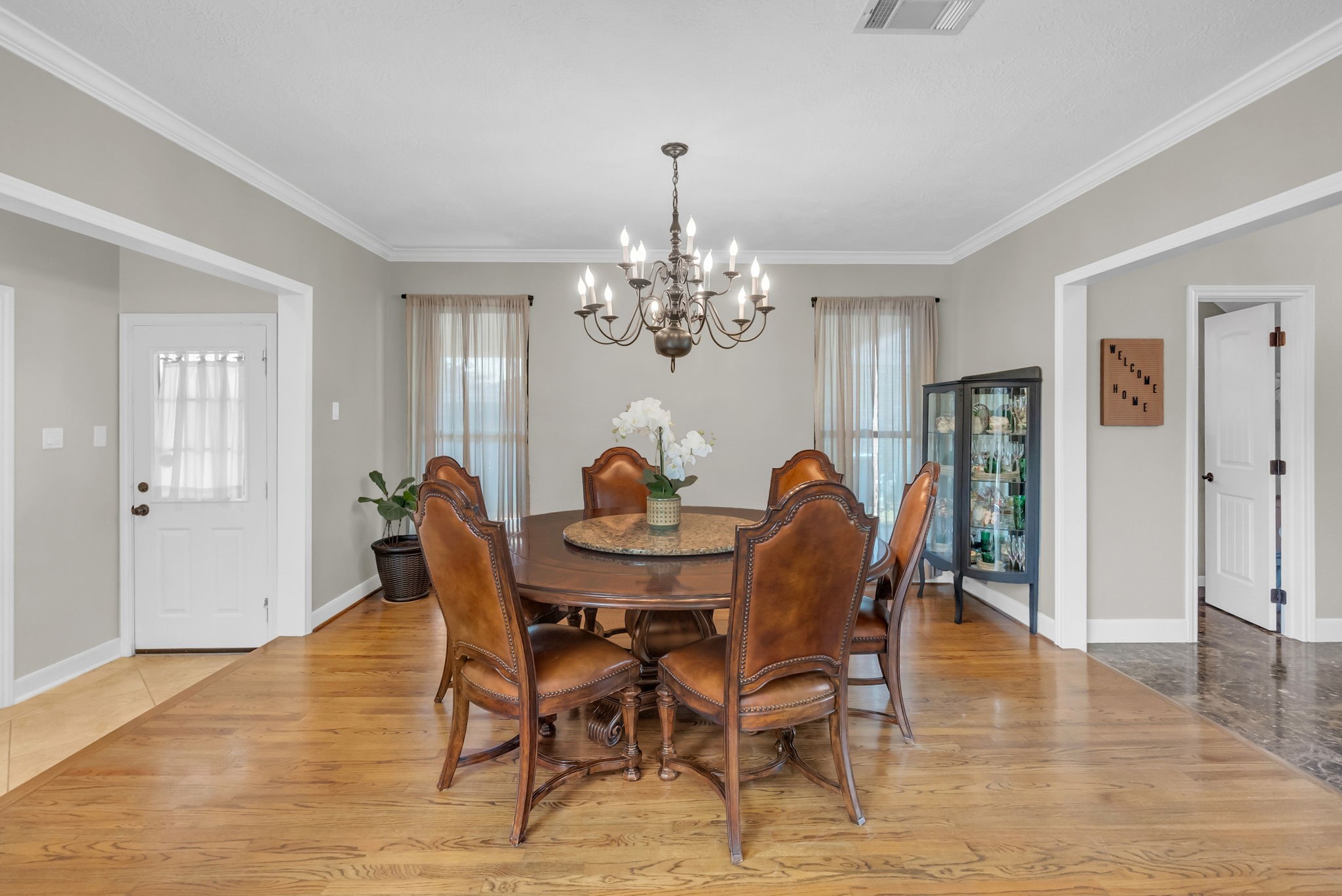 6034 Oak Creek Lane Spring, TX 77379 - Photo 6 of 42 This fabulous Dining Room sits right off the Entry with large double windows allowing in the natural light for your formal Dining needs. 6034 Oak Creek Ln., Spring, TX 77379