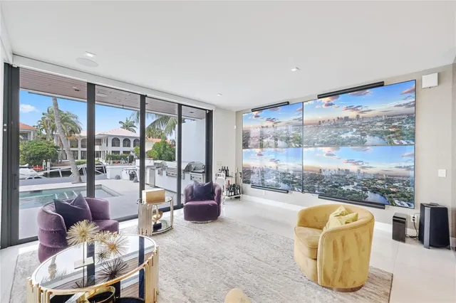 a view of a street view and sitting area