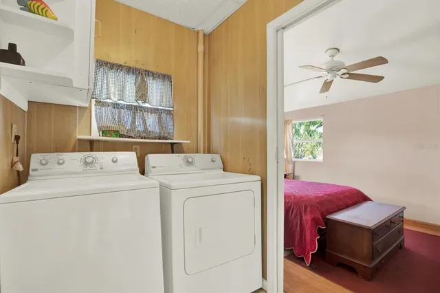 a outdoor space with furniture