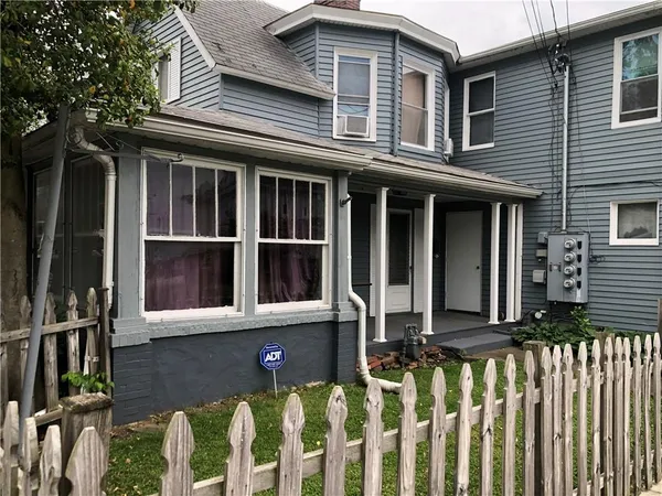 front view of a house with a window