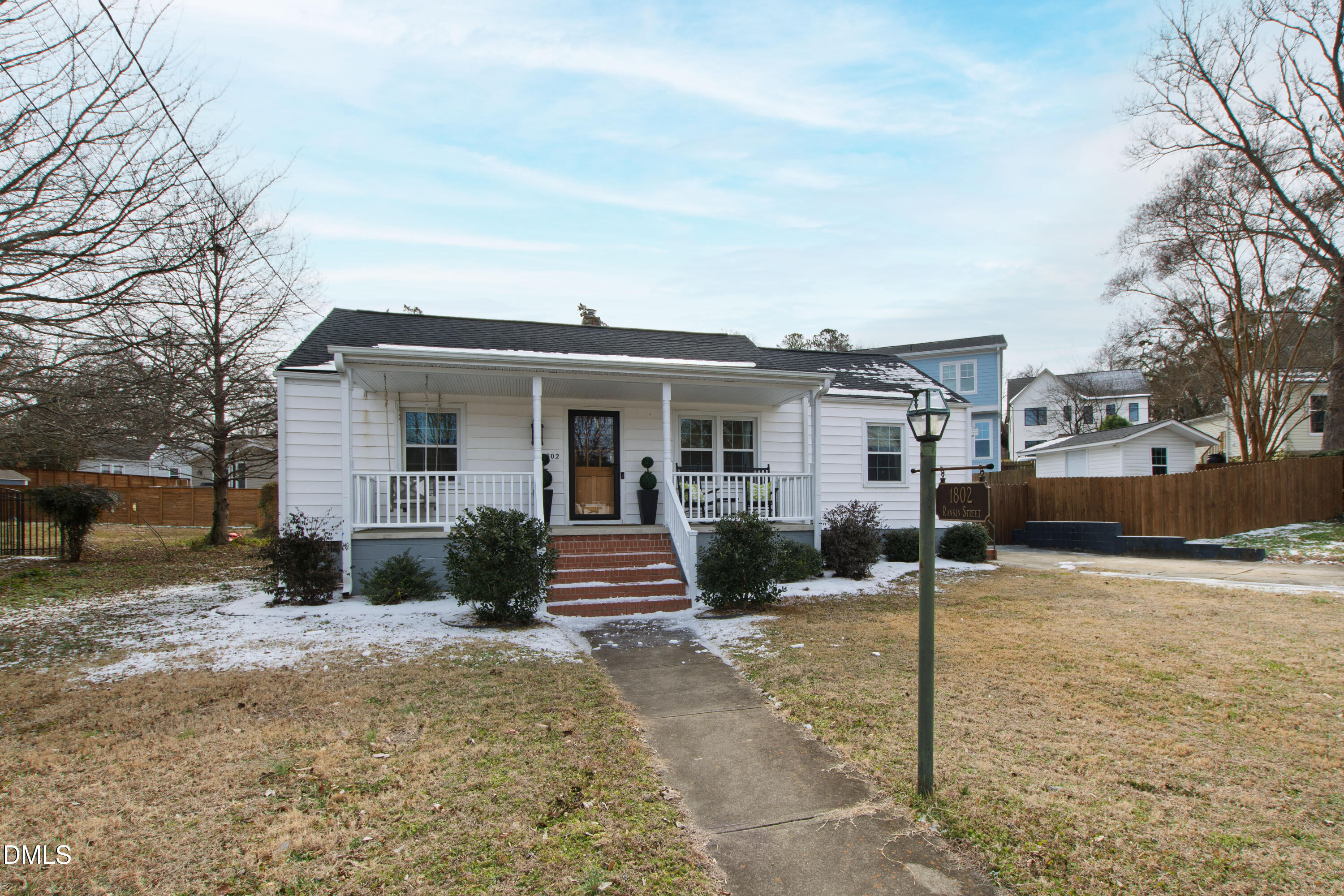 1802 Rankin Street Raleigh, NC 27604 - Photo 35 of 37 a front view of a house with a yard
