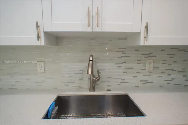 a close view of sink and tap