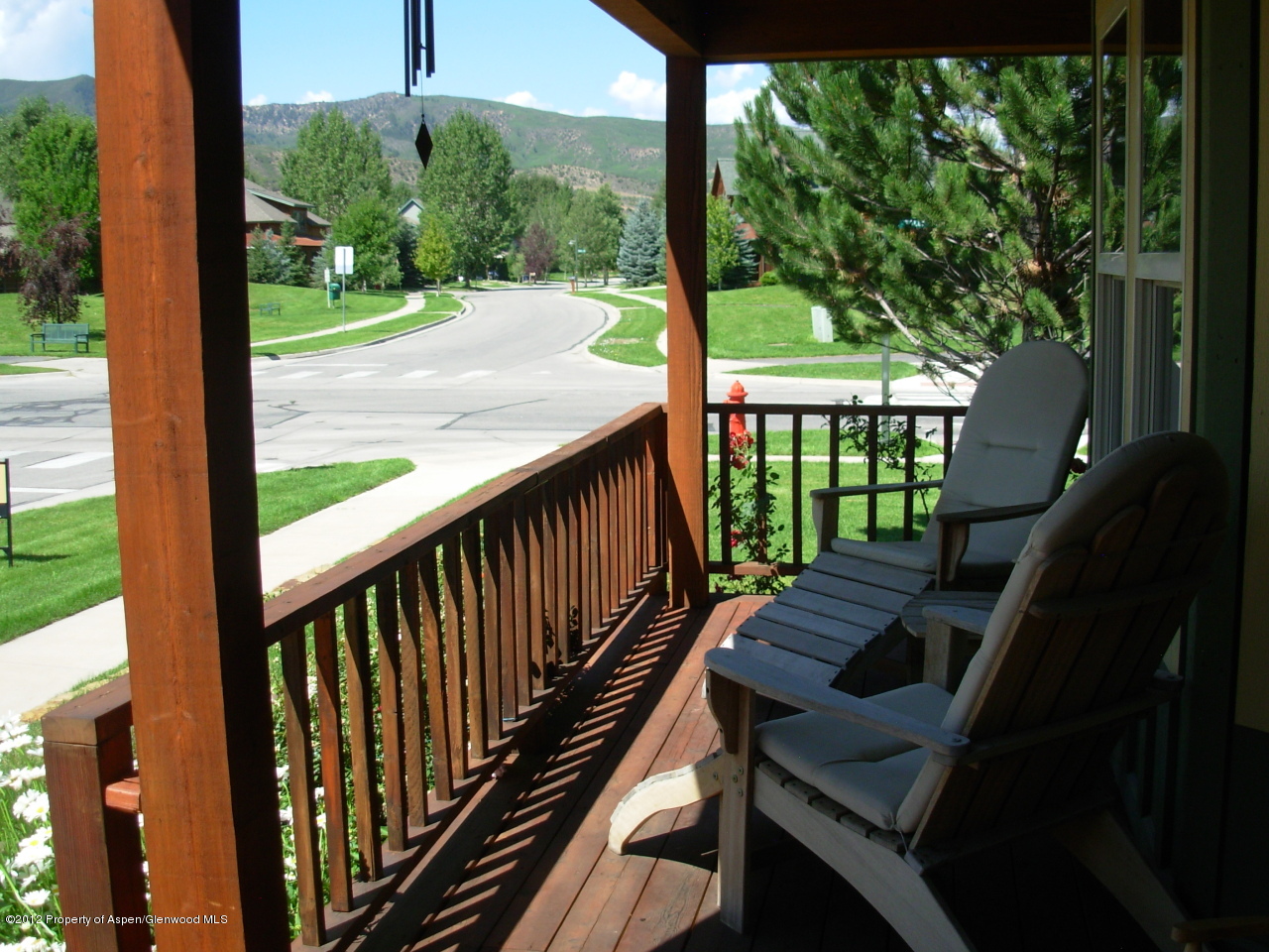 405 Meadow Court Basalt, CO 81621 - Photo 7 of 25 a view of a balcony with wooden floor