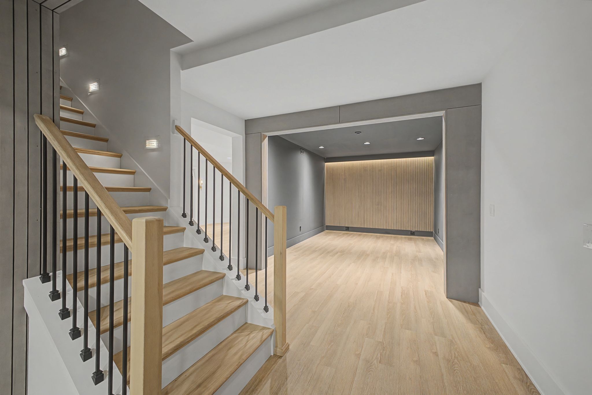 6339 Johnson Chapel Road West Brentwood, TN 37027 - Photo 50 of 82 a view of a hallway with wooden floor and staircase