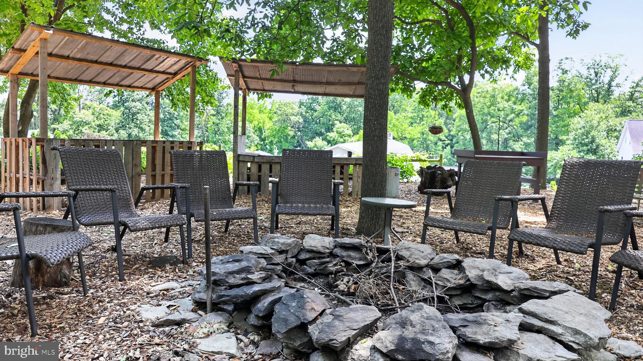 257 Hill Road New Holland, PA 17557 - Photo 91 of 94 Cozy fire pit retreat in nature.