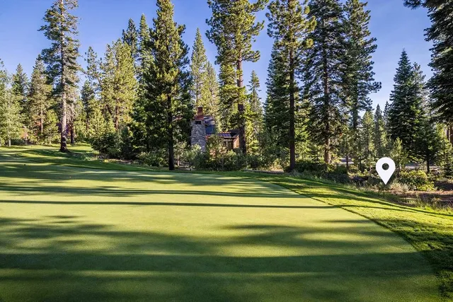 a view of a entertaining space area and trees