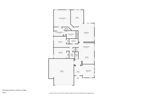 $395,000 | 1517 Martin Creek Drive, Little Elm, TX 75068