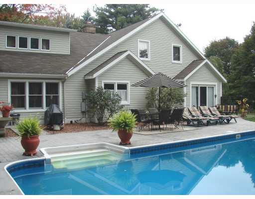 459 Three Degree Road Renfrew, PA 16053 - Photo 3 of 18 Exterior Back. Heated in-ground swimming pool with stamped concrete patio.