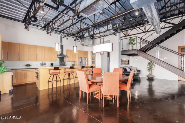a kitchen that has a cabinets and a stove