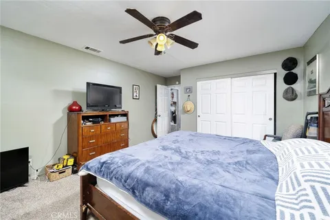 a bathroom with a double vanity sink a and mirror