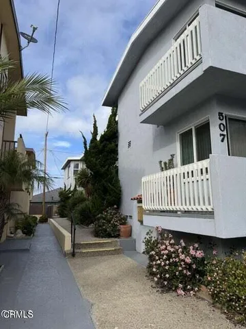 a view of a house with a deck