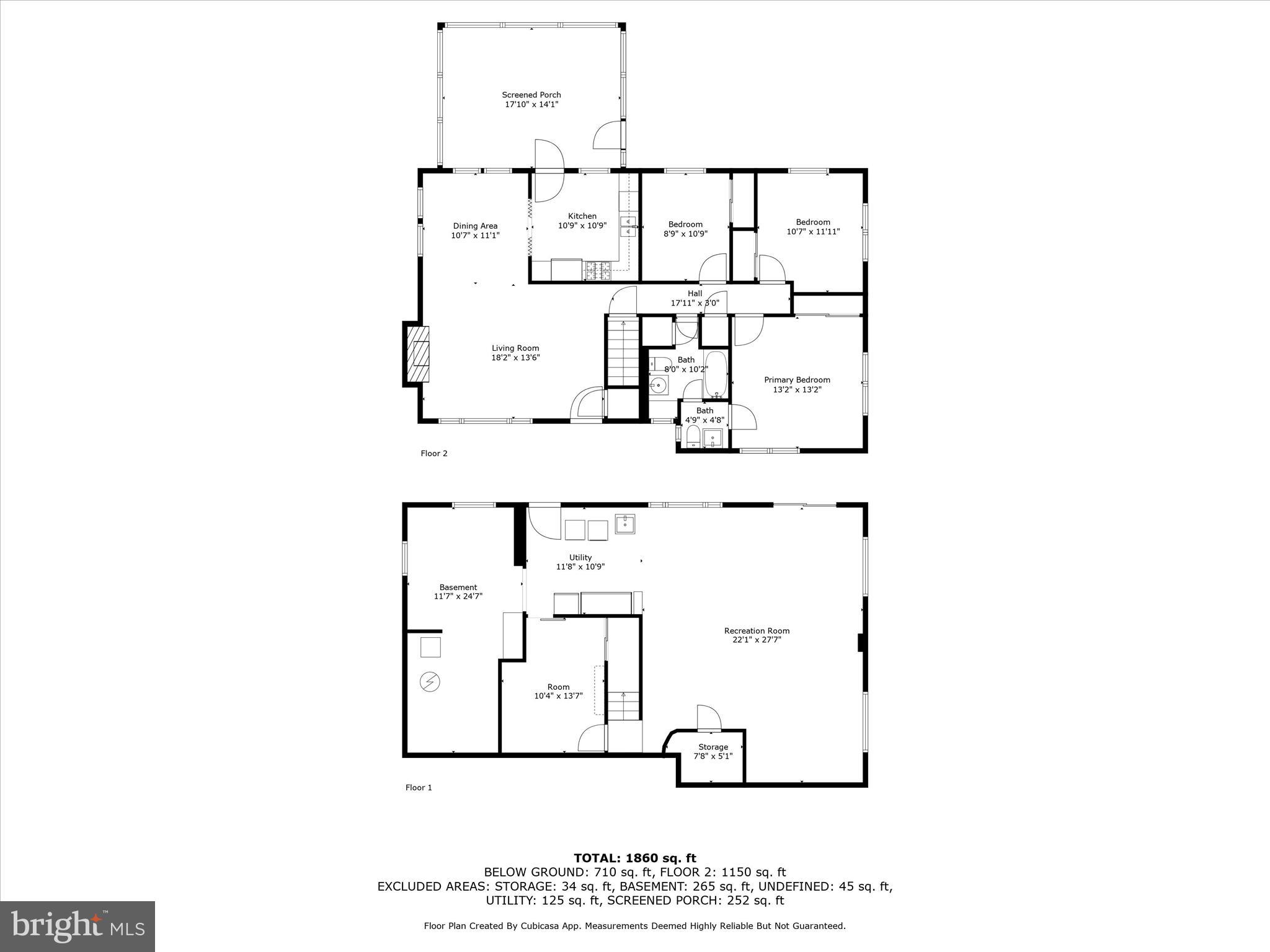 7517 Inzer Street Springfield, VA 22151 - Photo 33 of 33 Combined Floorplan
