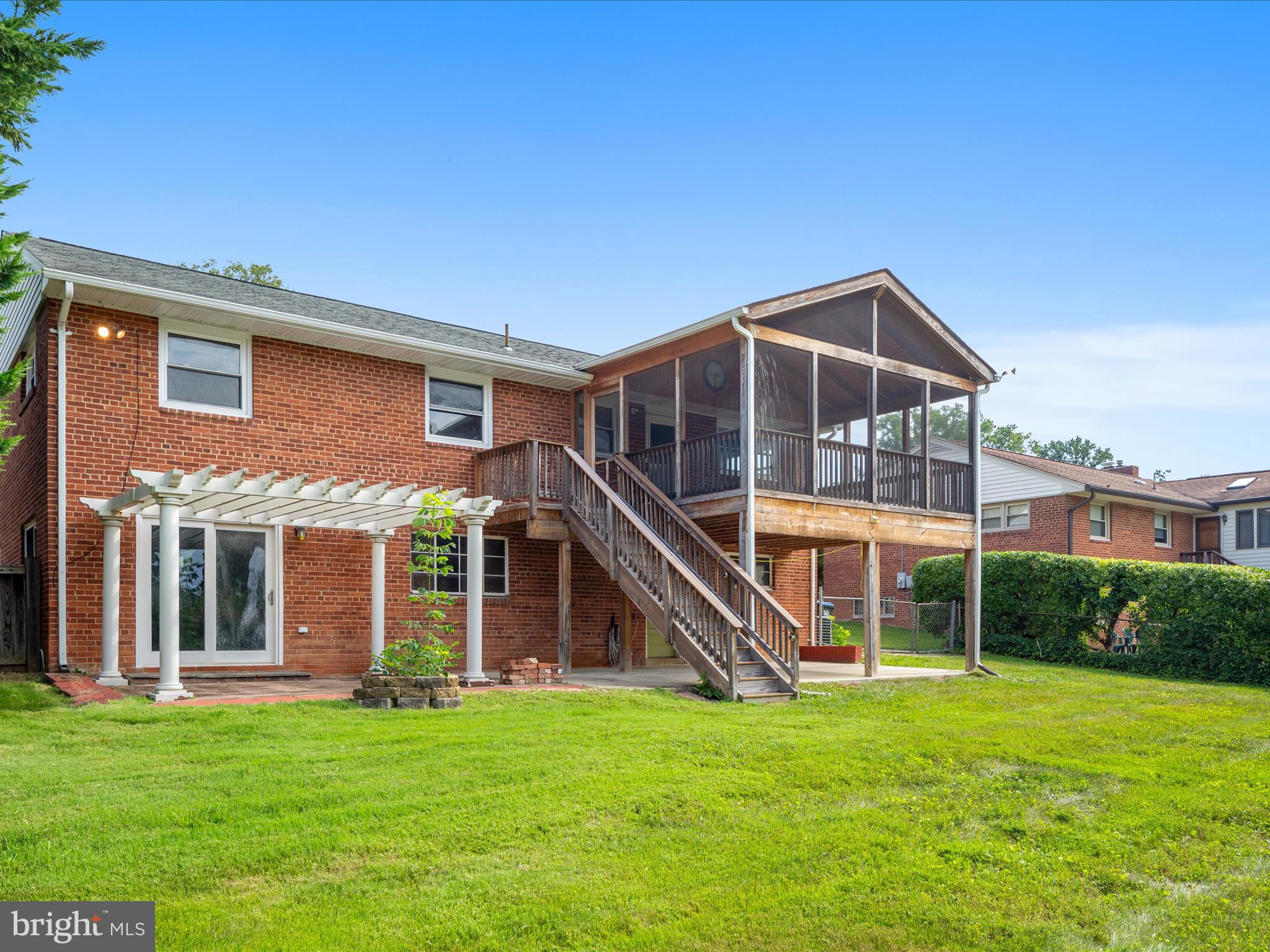 7517 Inzer Street Springfield, VA 22151 - Photo 9 of 33 IMAGINE THE POSSIBILITIES WITH THIS BACK YARD!