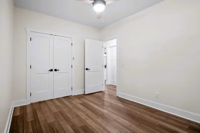 wooden floor in an empty room