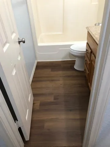 a bathroom with a sink and a toilet